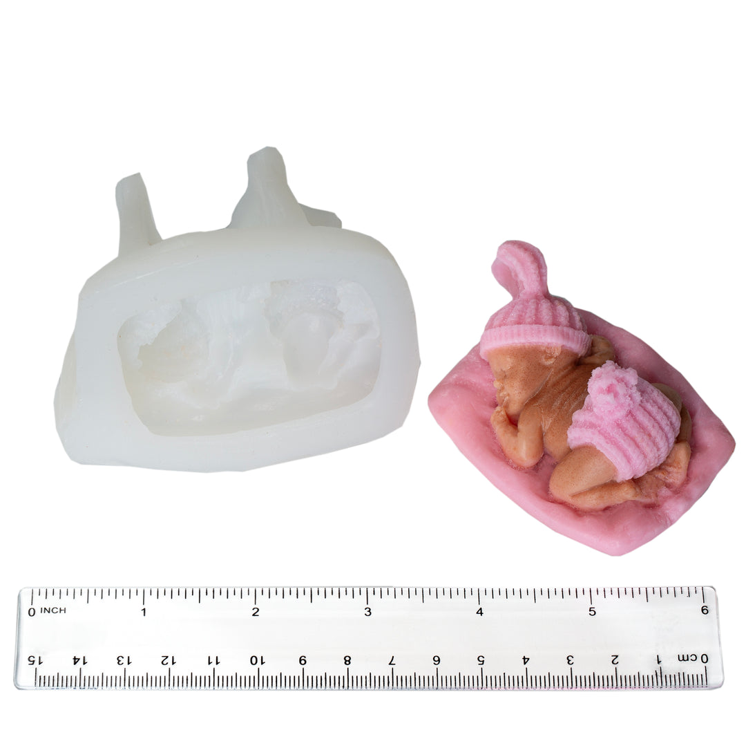 Sleeping Baby Silicone Mold