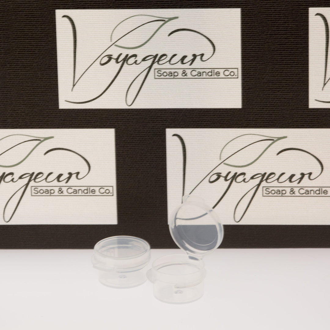 3 ml Natural Round Hinged Jar