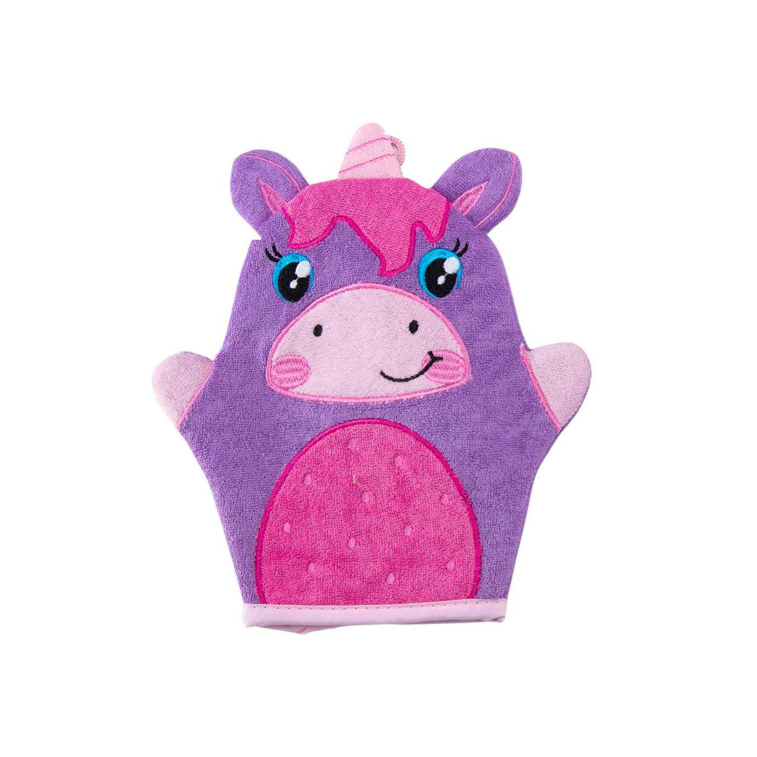 Unicorn Bath Mitt Friend