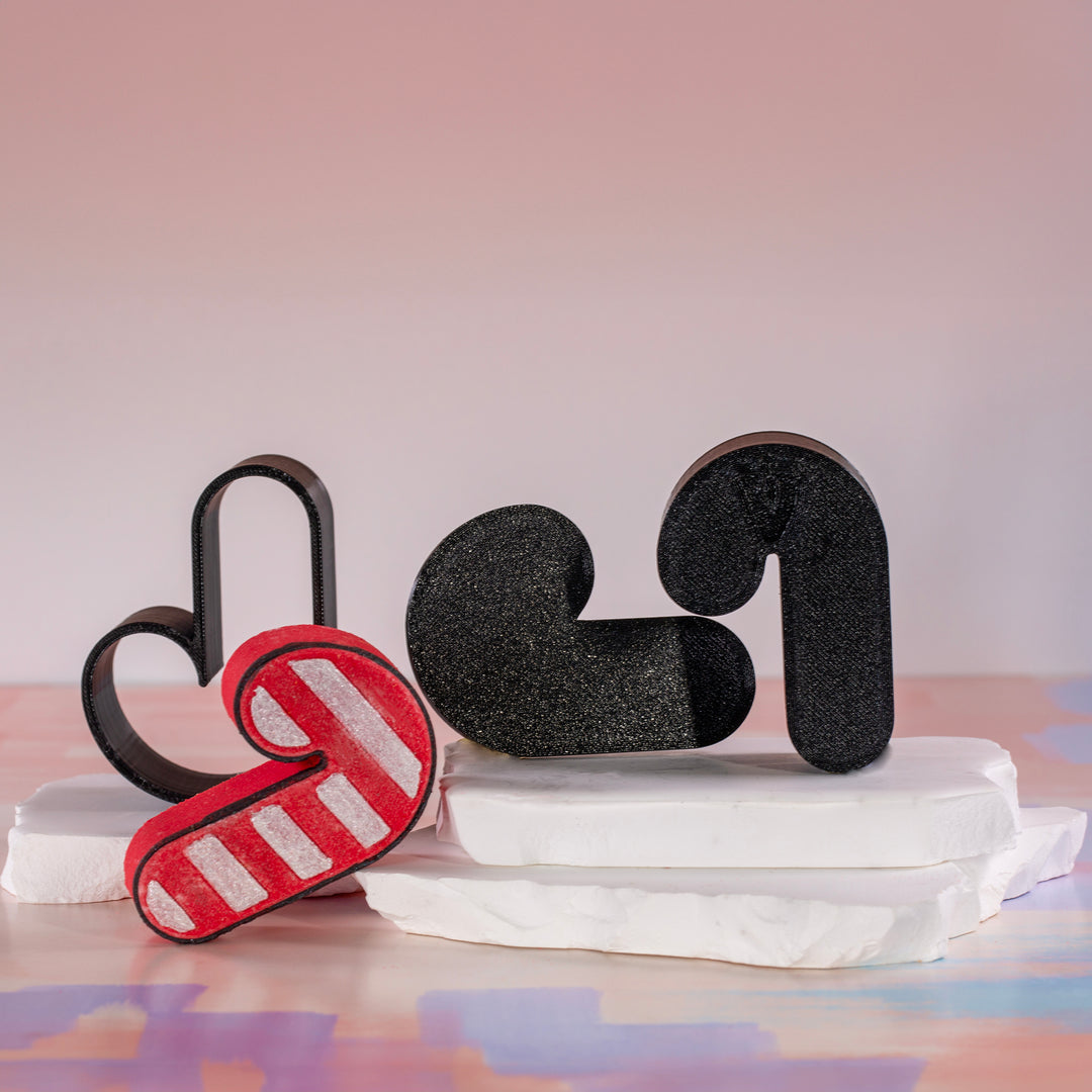 Candy Cane - 3D Printed Bath Bomb Mold