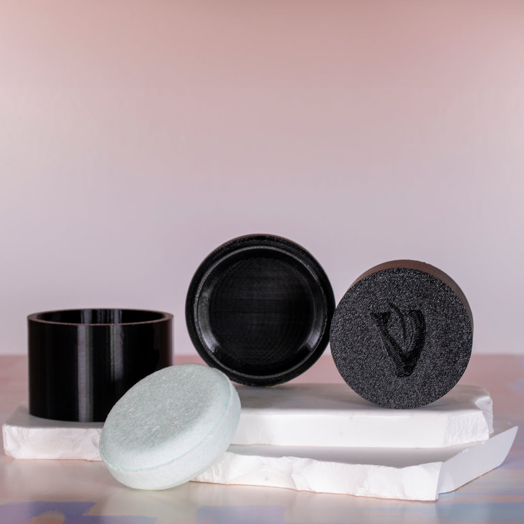 Shower Steamer Shampoo Bar ROUND - 3D Printed Bath Bomb Mold