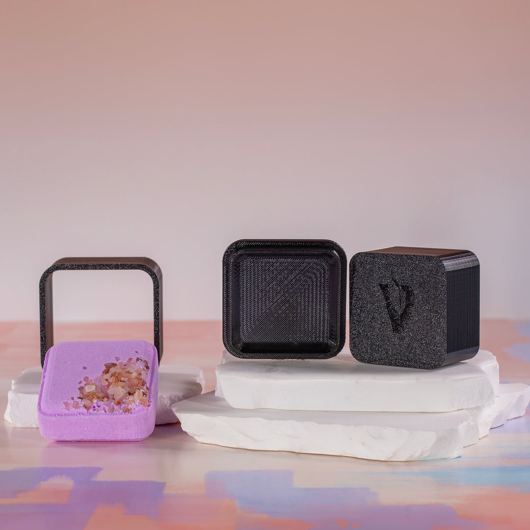 Shower Steamer Shampoo Bar SQUARE - 3D Printed Bath Bomb Mold