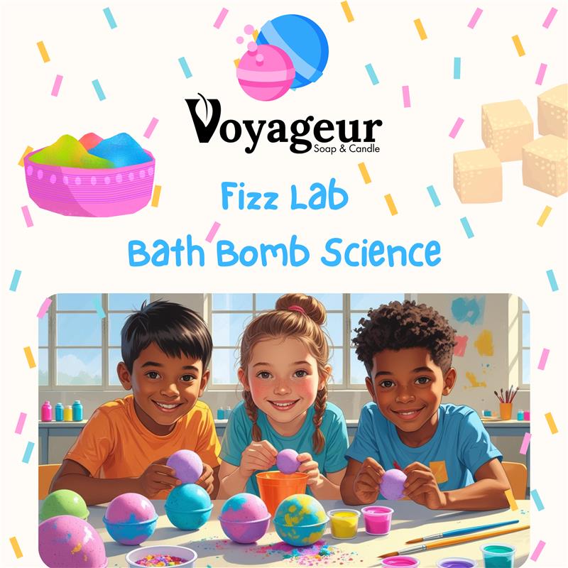 SUMMER KIDS CLASS - Fizz Lab Bath Bomb Science