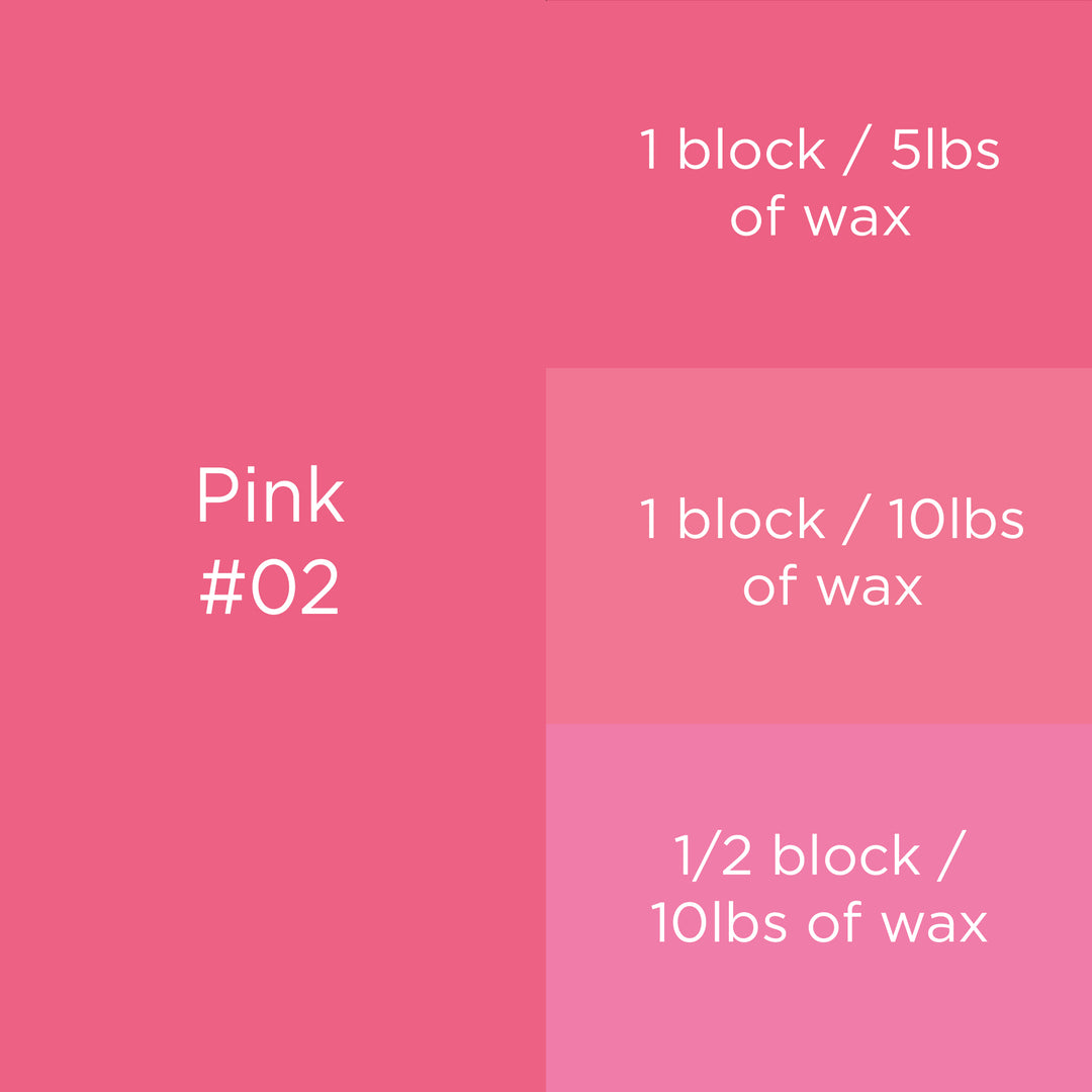 #02 Pink Candle Dye Block