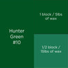 #10 Hunter Green Candle Dye Block