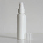 2 oz White Bullet Bottle with Treatment Pump - White