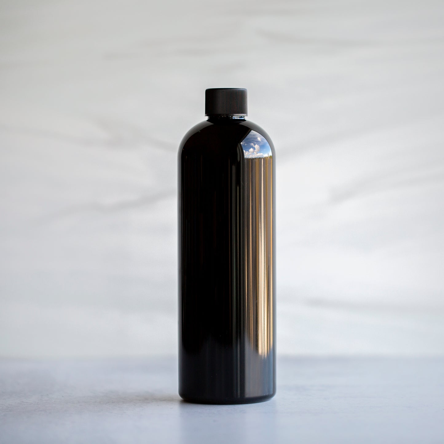 16 oz Black Bullet with Black Screw Cap