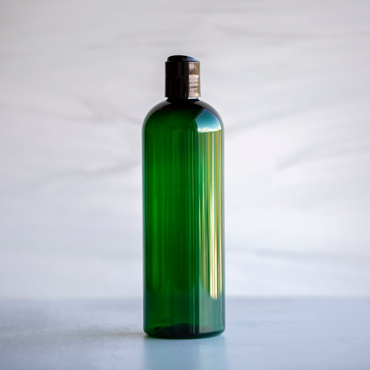 16 oz Green Bullet Bottle with Black Disc Cap