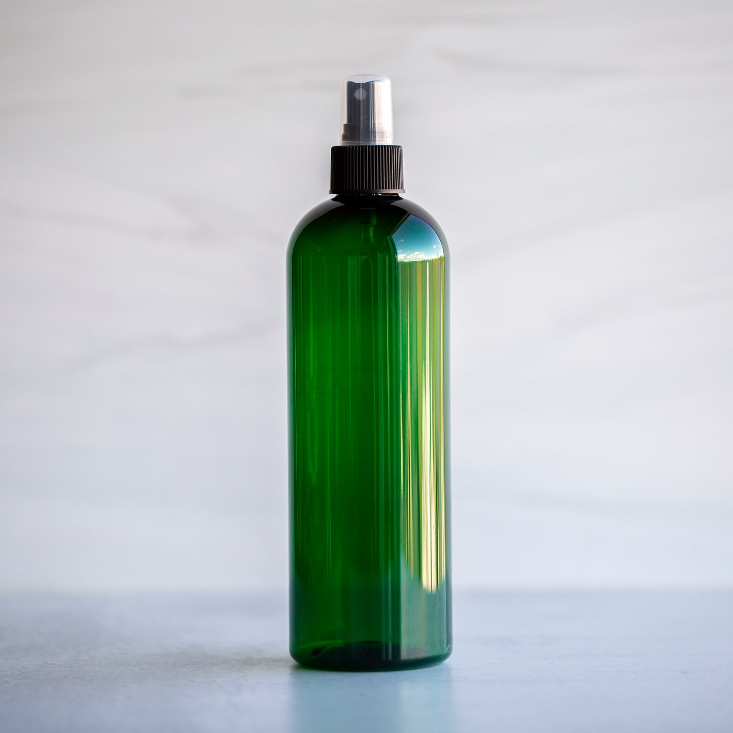 16 oz Green Bullet Bottle with Black Mister