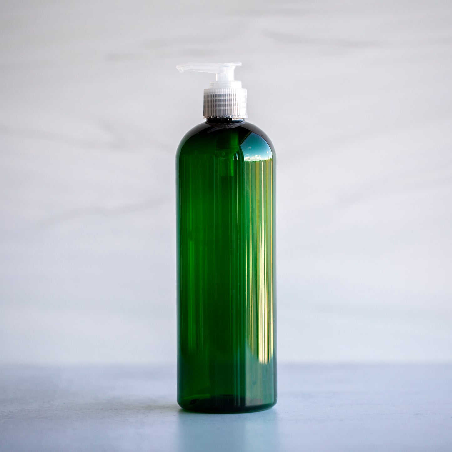 16 oz Green Bullet Bottle with Natural Pump