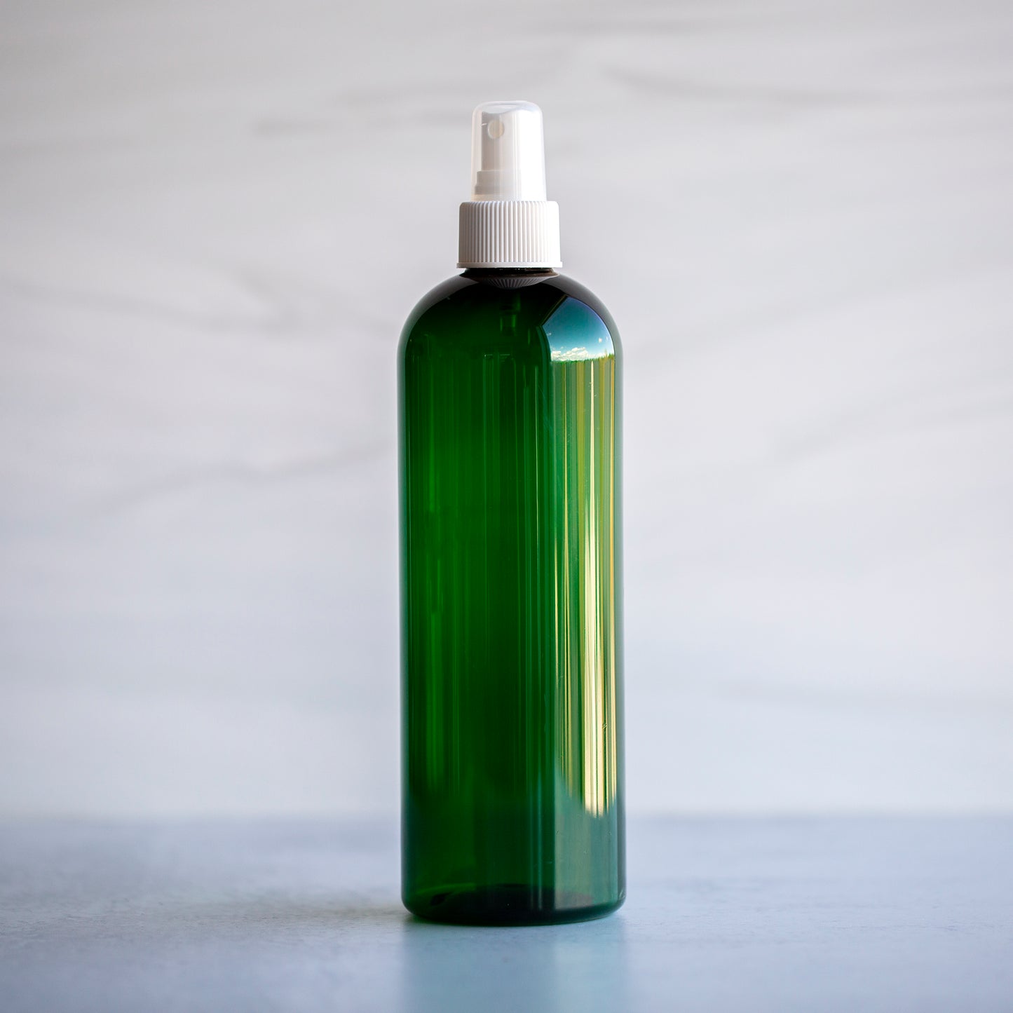 16 oz Green Bullet Bottle with White MIster
