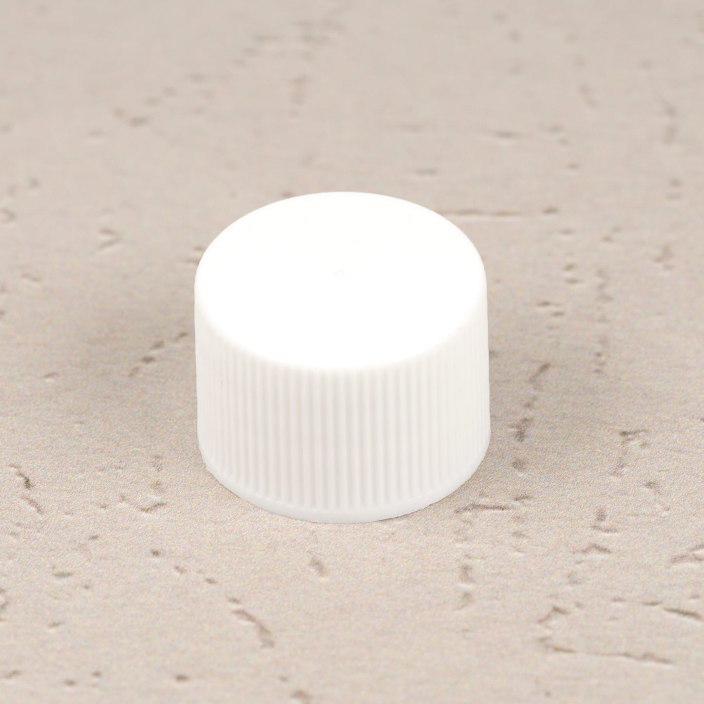 20-410 White Ribbed Screw Cap