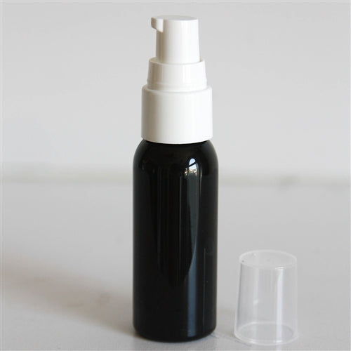 1 oz Black Bullet with Treatment Pump - White