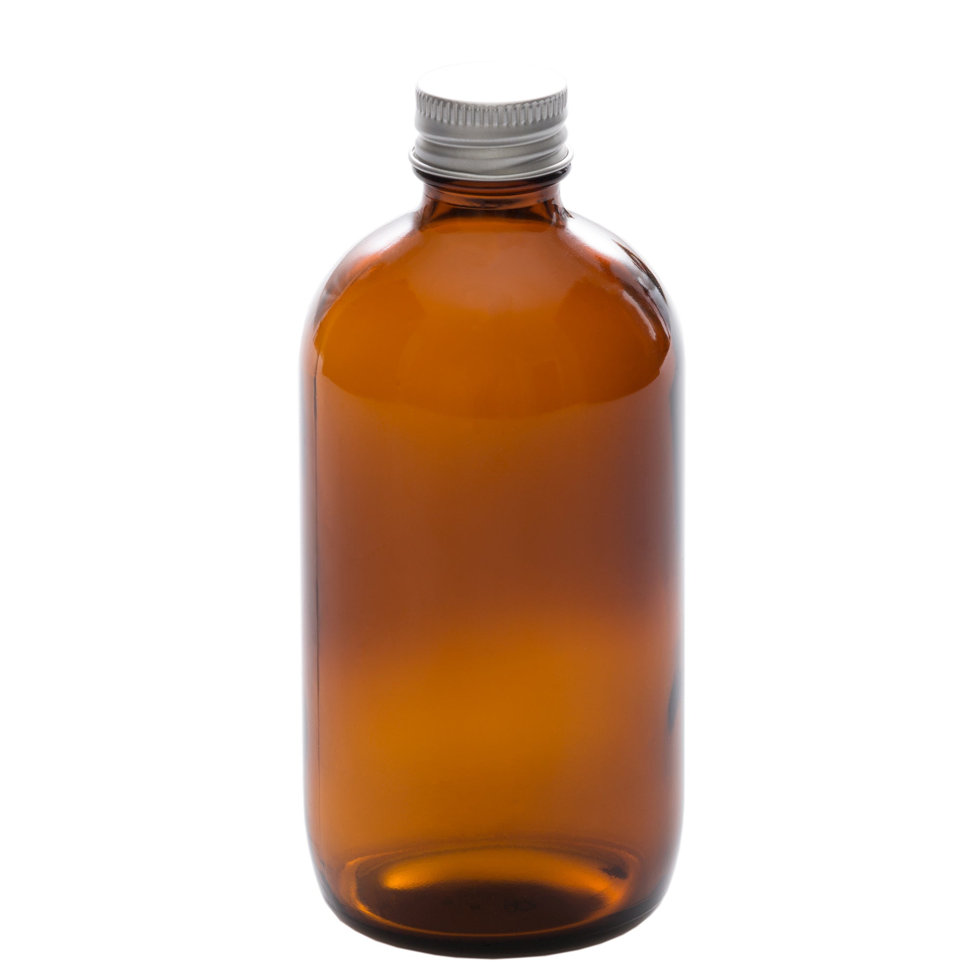 250 ml Amber Glass Bottle with 24-400 Aluminum Cap