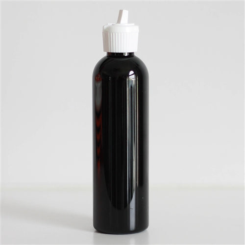 4 oz Black PET Bullet with Turret Cap