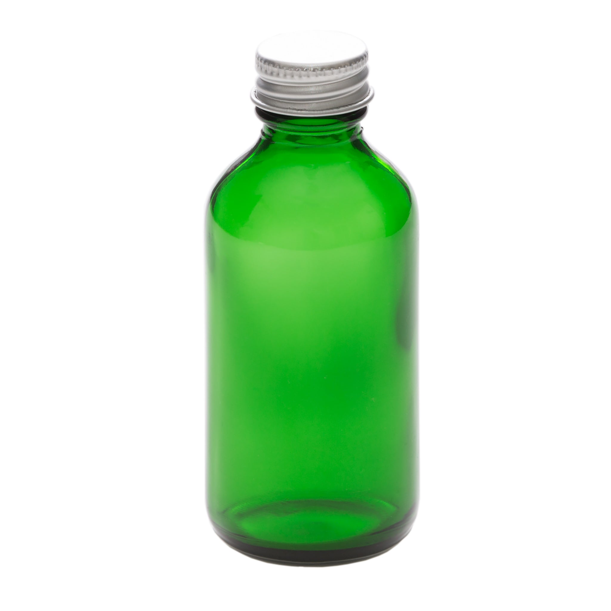 2 oz Green Glass Bottle with 20-400 Aluminum Cap