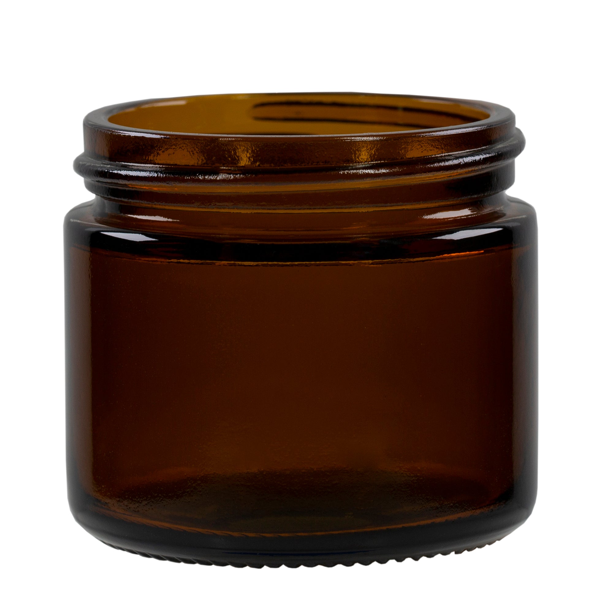 2 oz Amber Glass Jar with 53-400 Neck