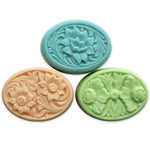 Floral Ovals Milky Way Soap Mold
