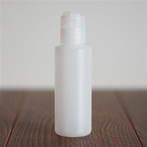 *60 ml Natural HDPE Cylinder with Disc Cap - Natural