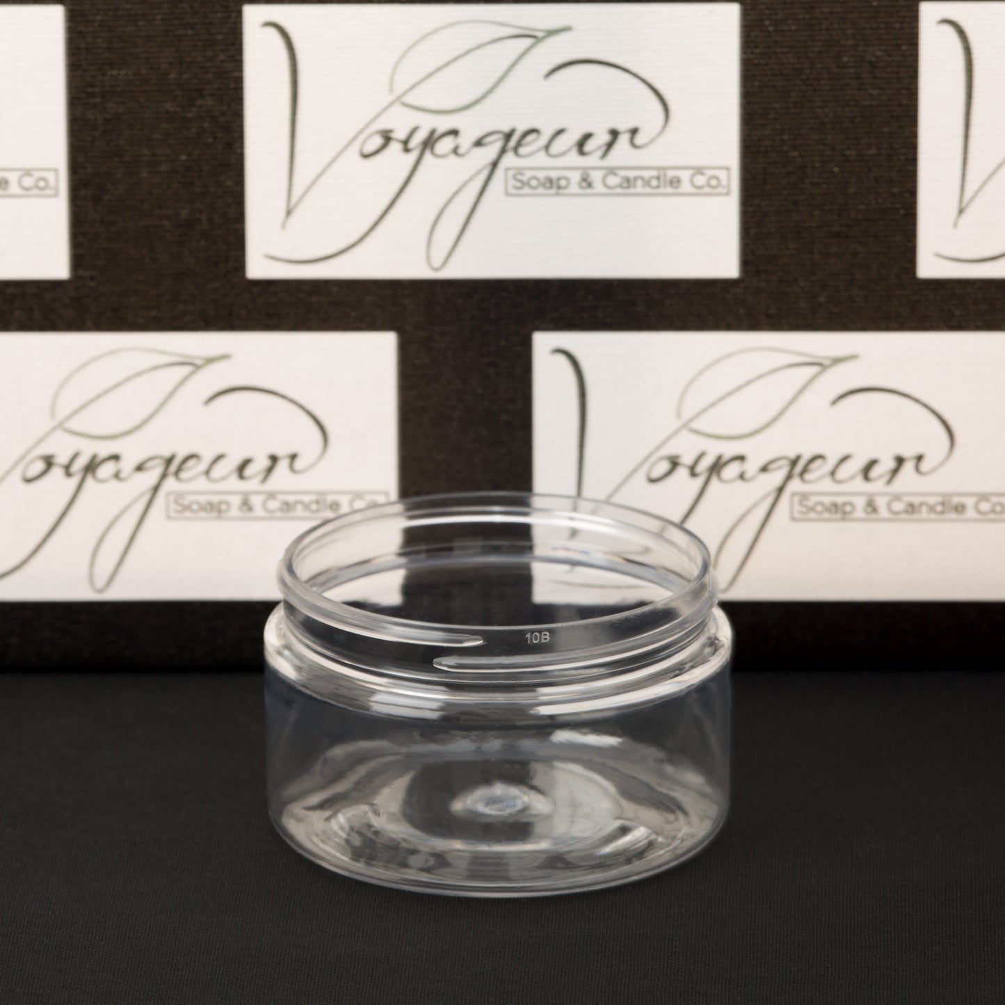 4 oz Clear Shallow Jar with No Closure