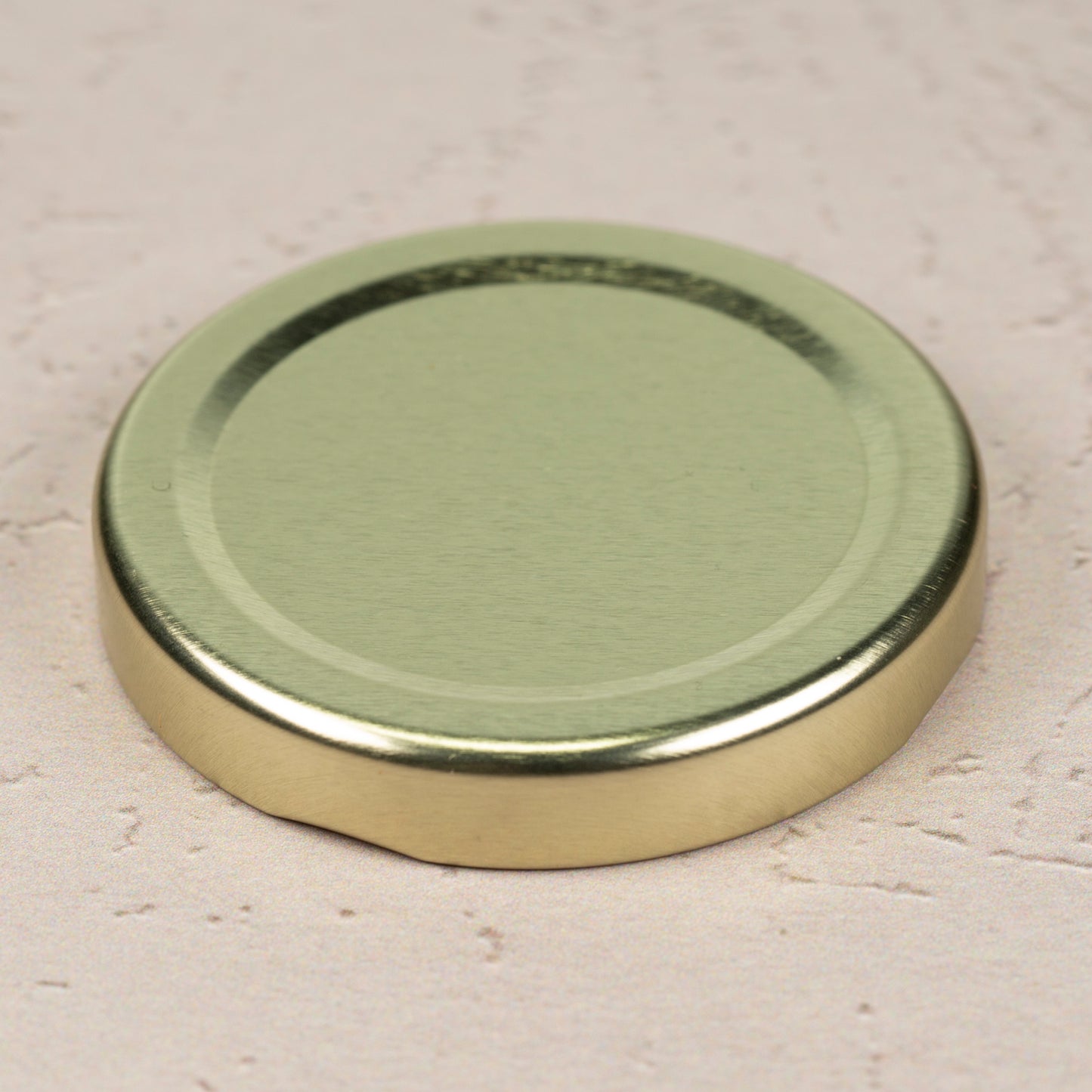 58mm Gold Metal Lug Cap with Plastisol Liner