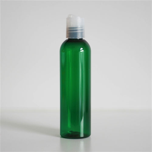 4 oz Green PET Bullet with Disc Cap - Natural