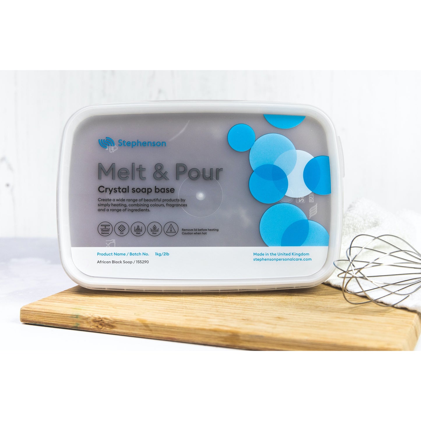 Stephenson Crystal African Black Melt & Pour Soap Base