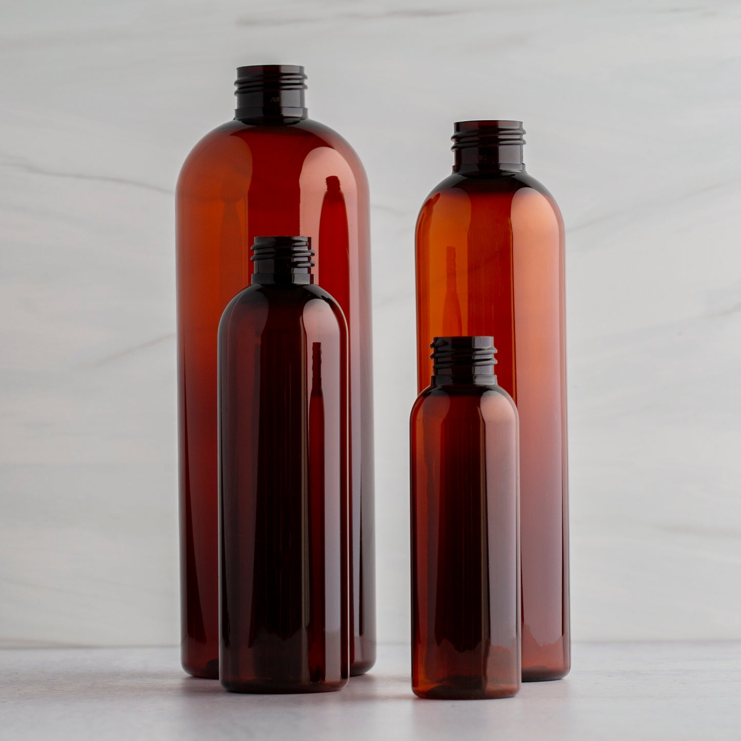 Amber Bullet Bottles