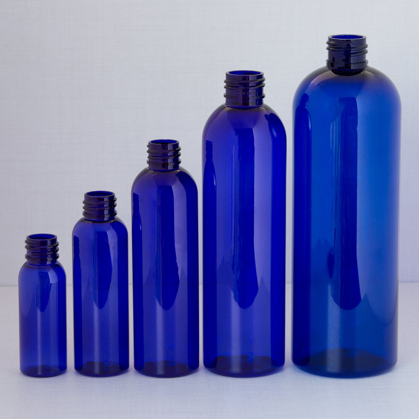 16 oz Blue PET Bullet with 24-410 Neck