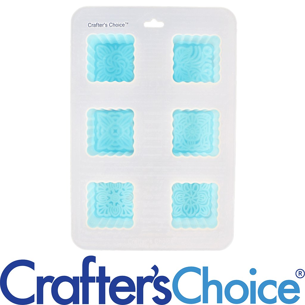 Moon Cakes Square Silicone Soap Mold