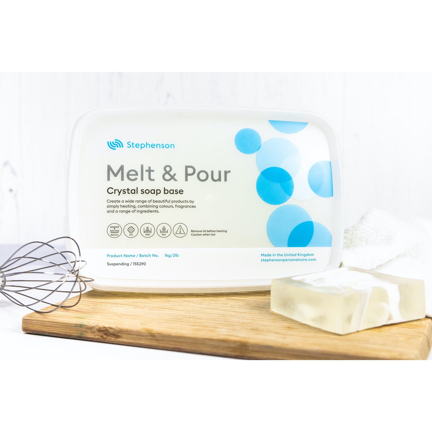 Stephenson Crystal Suspending Melt & Pour Soap Base