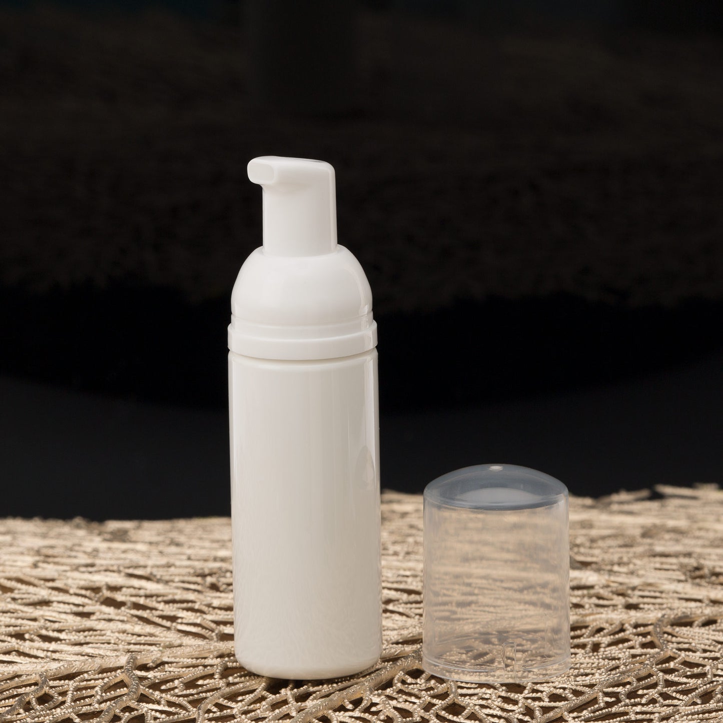 50 ml White Foamer Bottle with White Pump