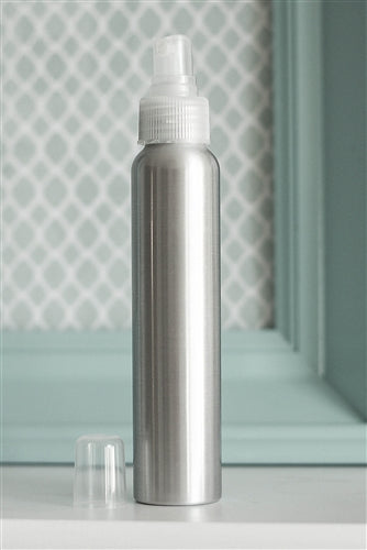 4oz / 120ml Aluminum Bottle with Mister - Natural
