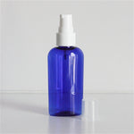 2 oz Blue PET Cosmo Oval with Treatment pump - White