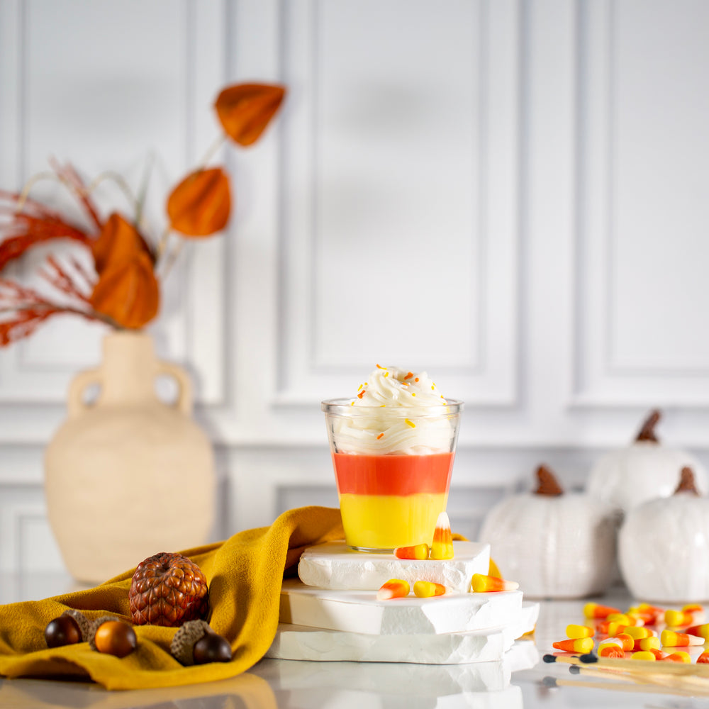 Candy Corn Whipped Soy Wax Candle Voyageur Soap & Candle