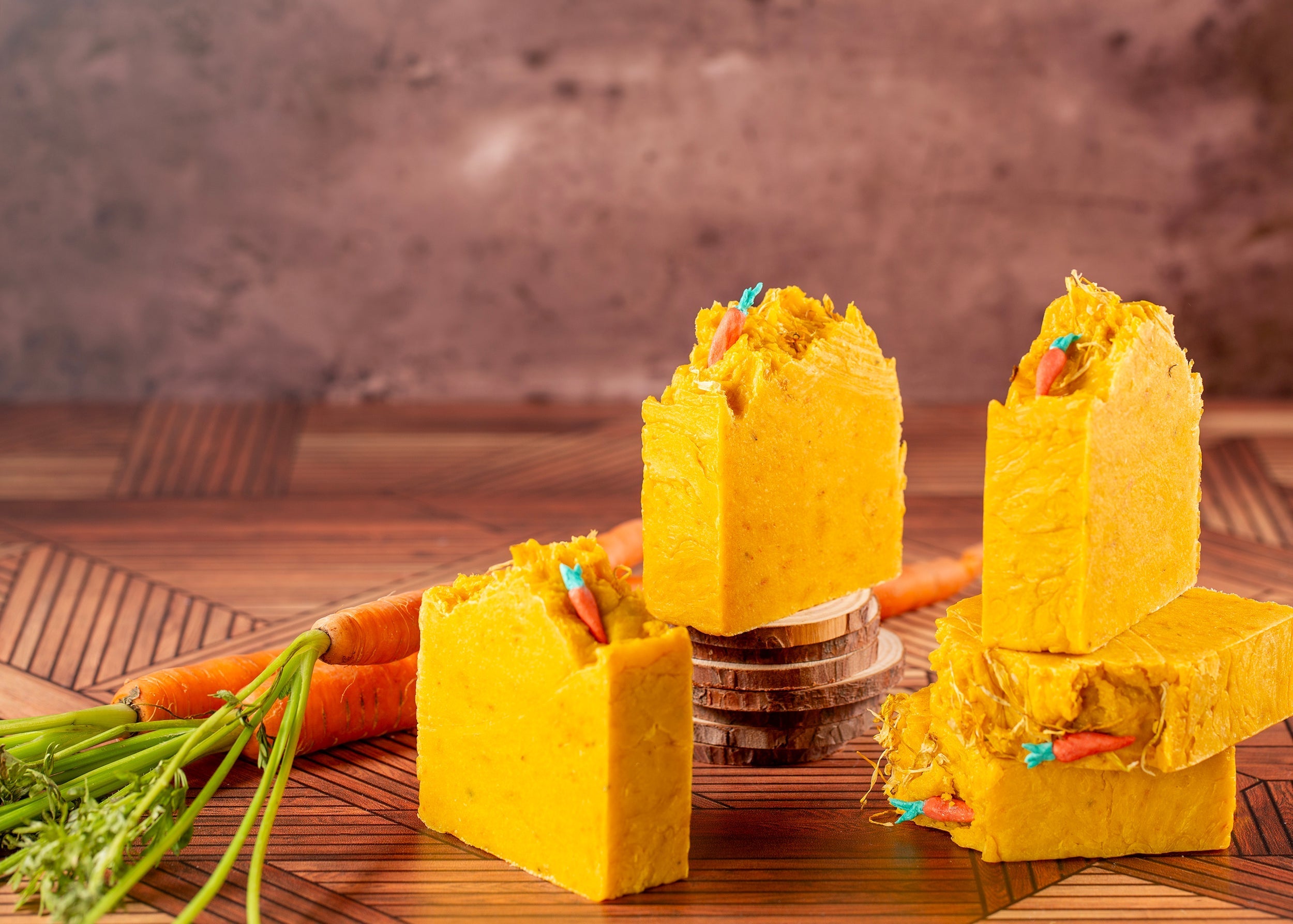 Carrot and Turmeric Hot Process Soap