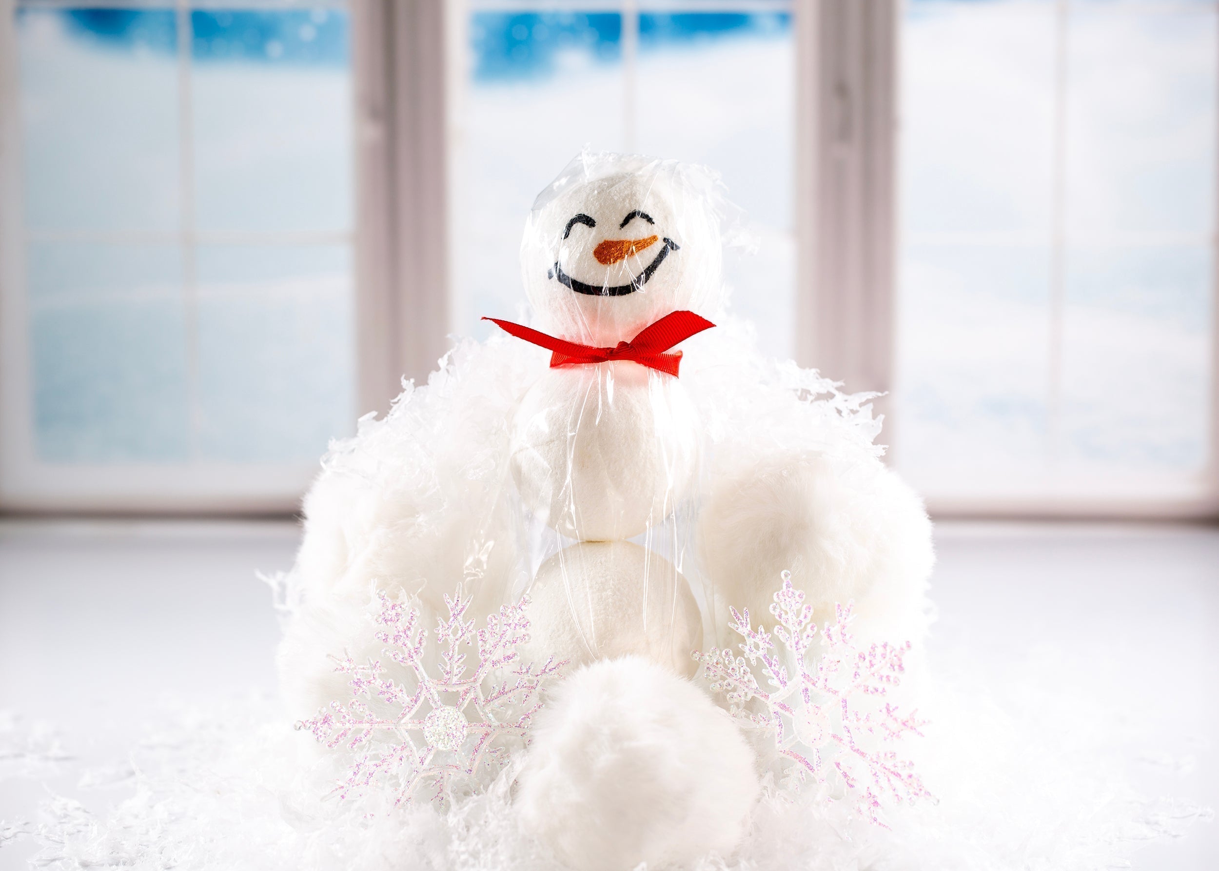 DIY Snowman Bath Bombs