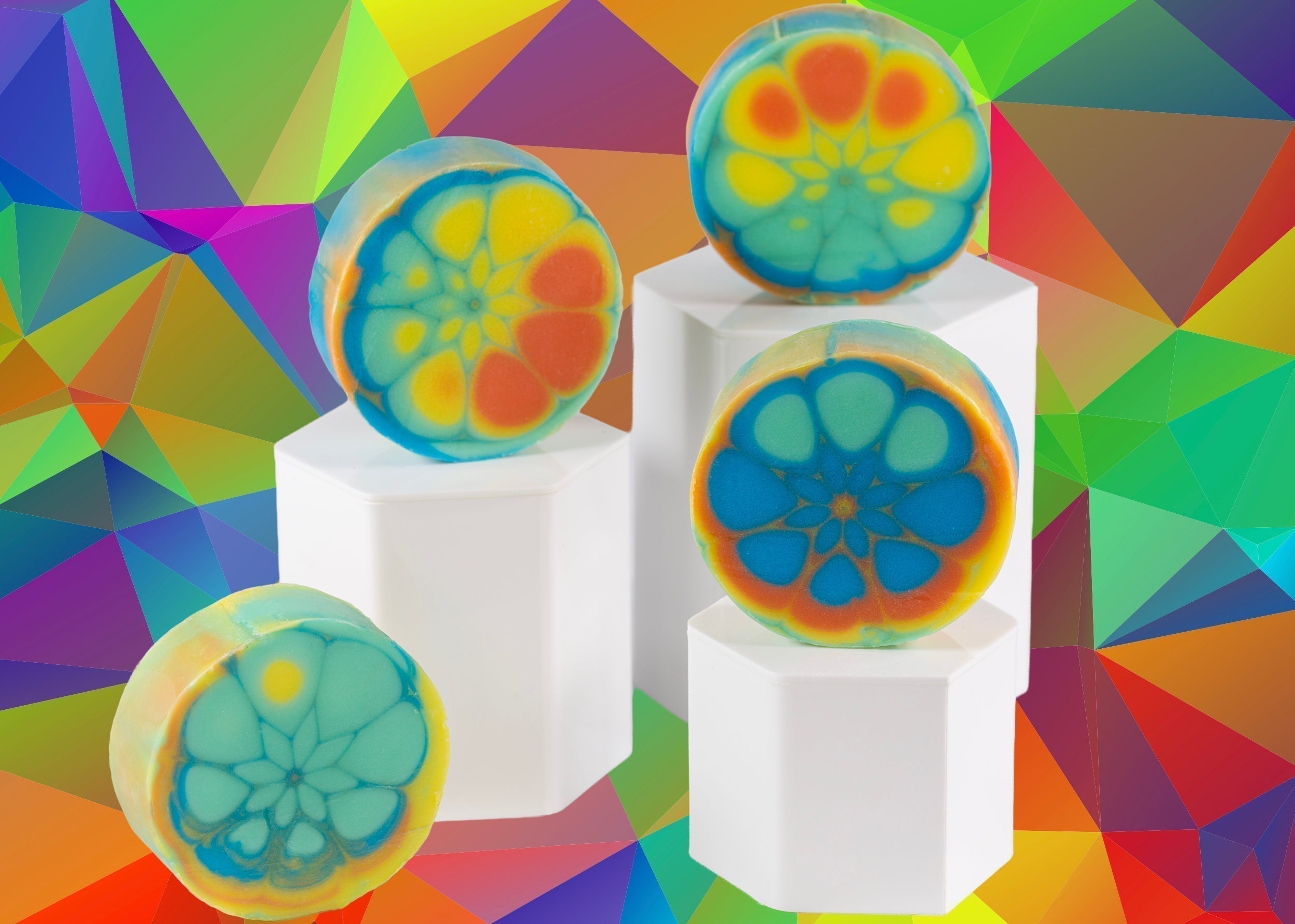 Kaleidoscope Cold Process Soap