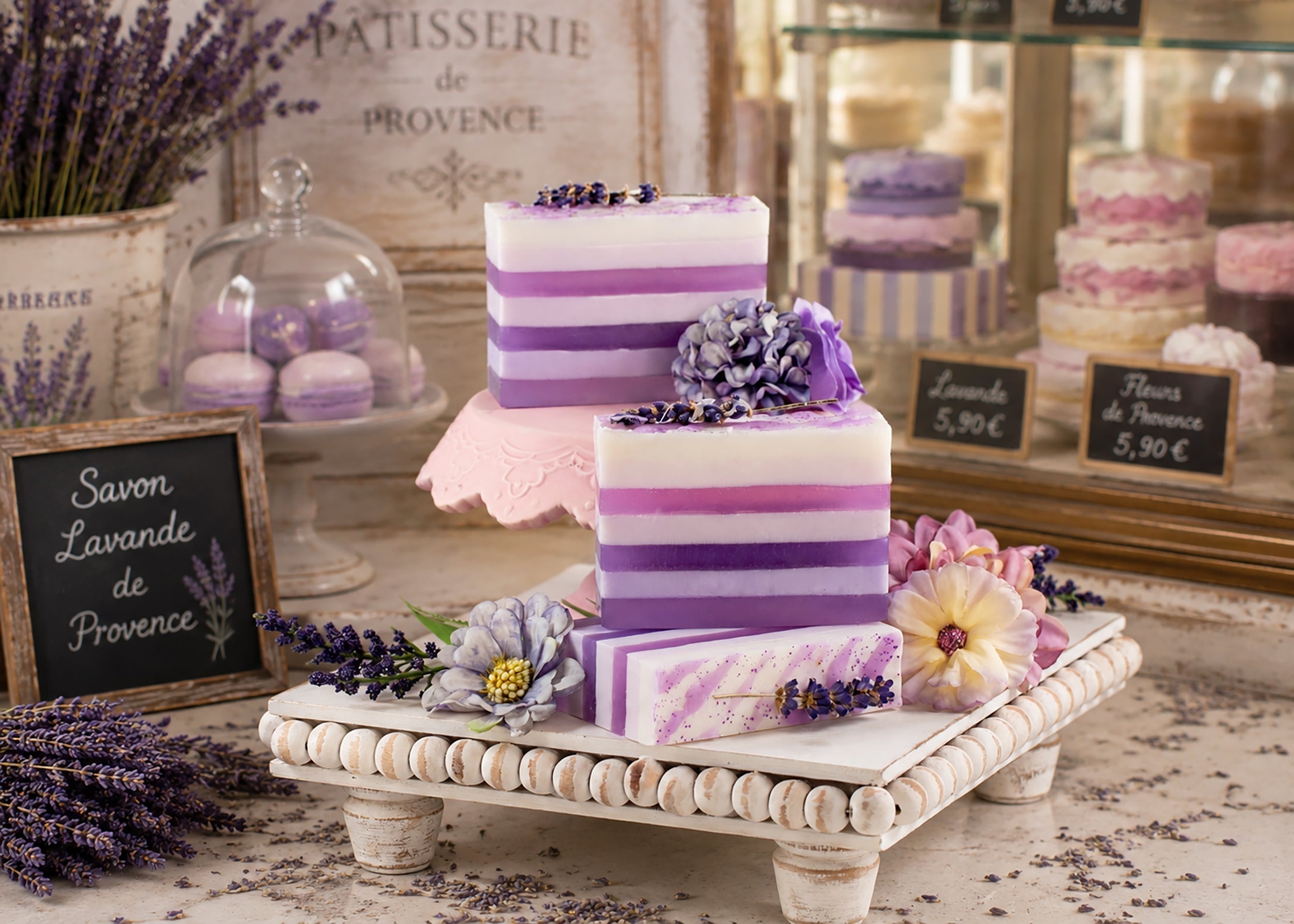 Shades of Lavender Melt & Pour Soap
