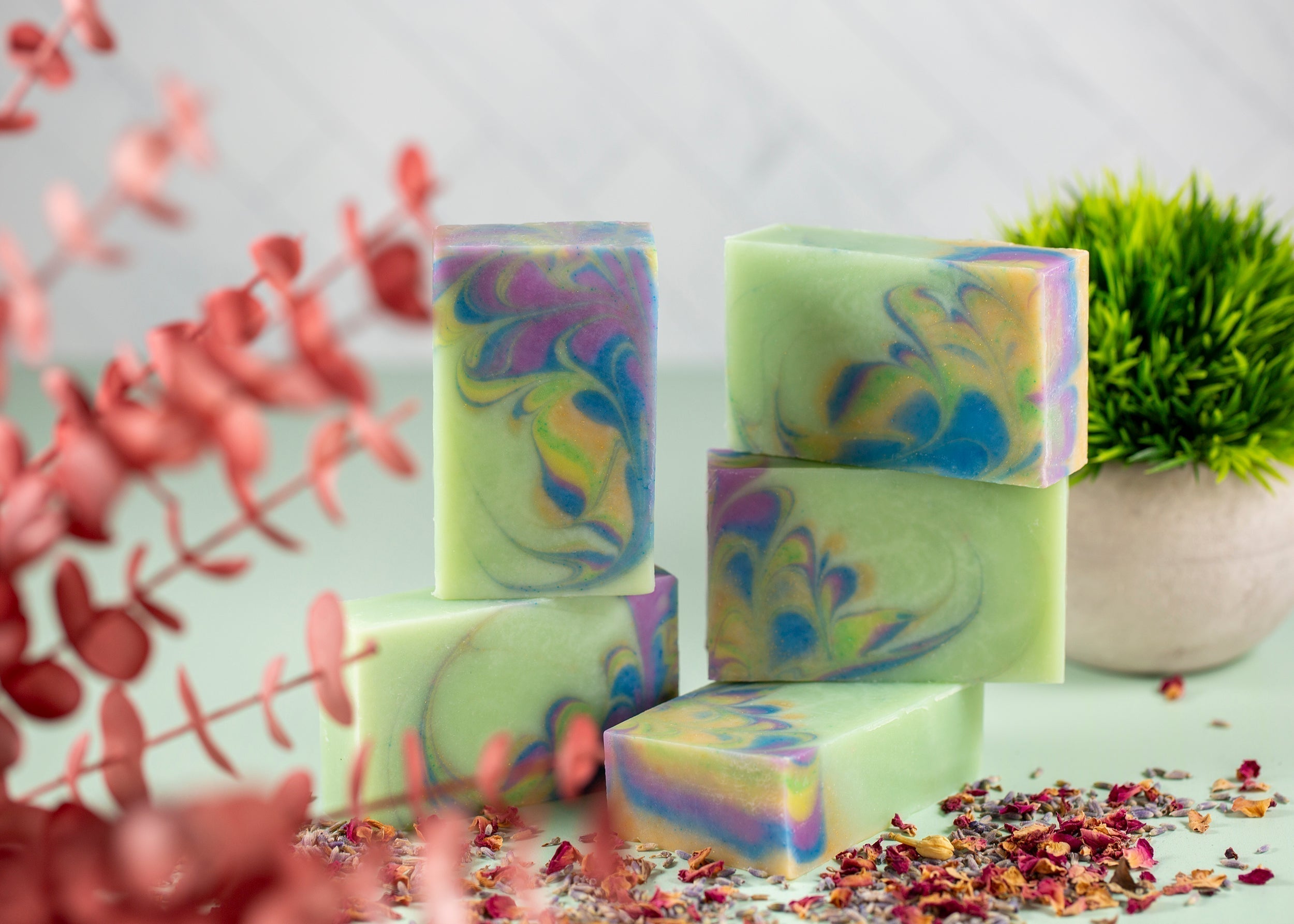 Butterfly Swirl Cold Process Soap