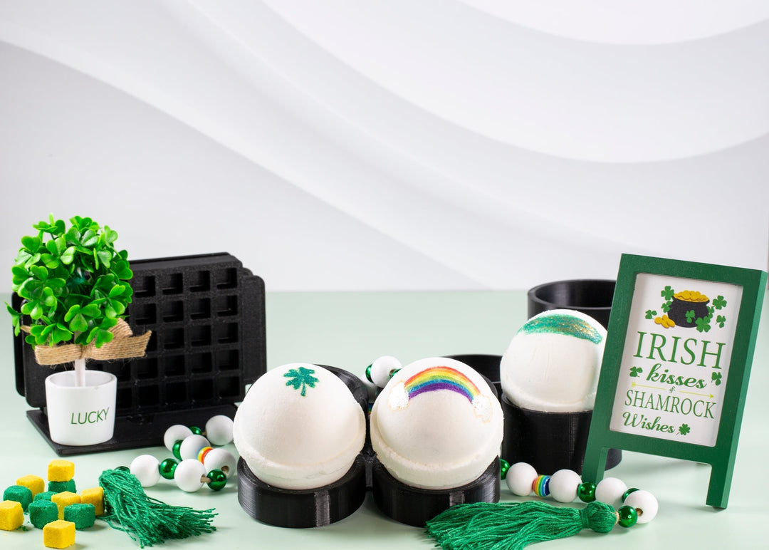 🍀DIY St. Patrick's Day Bath Bombs