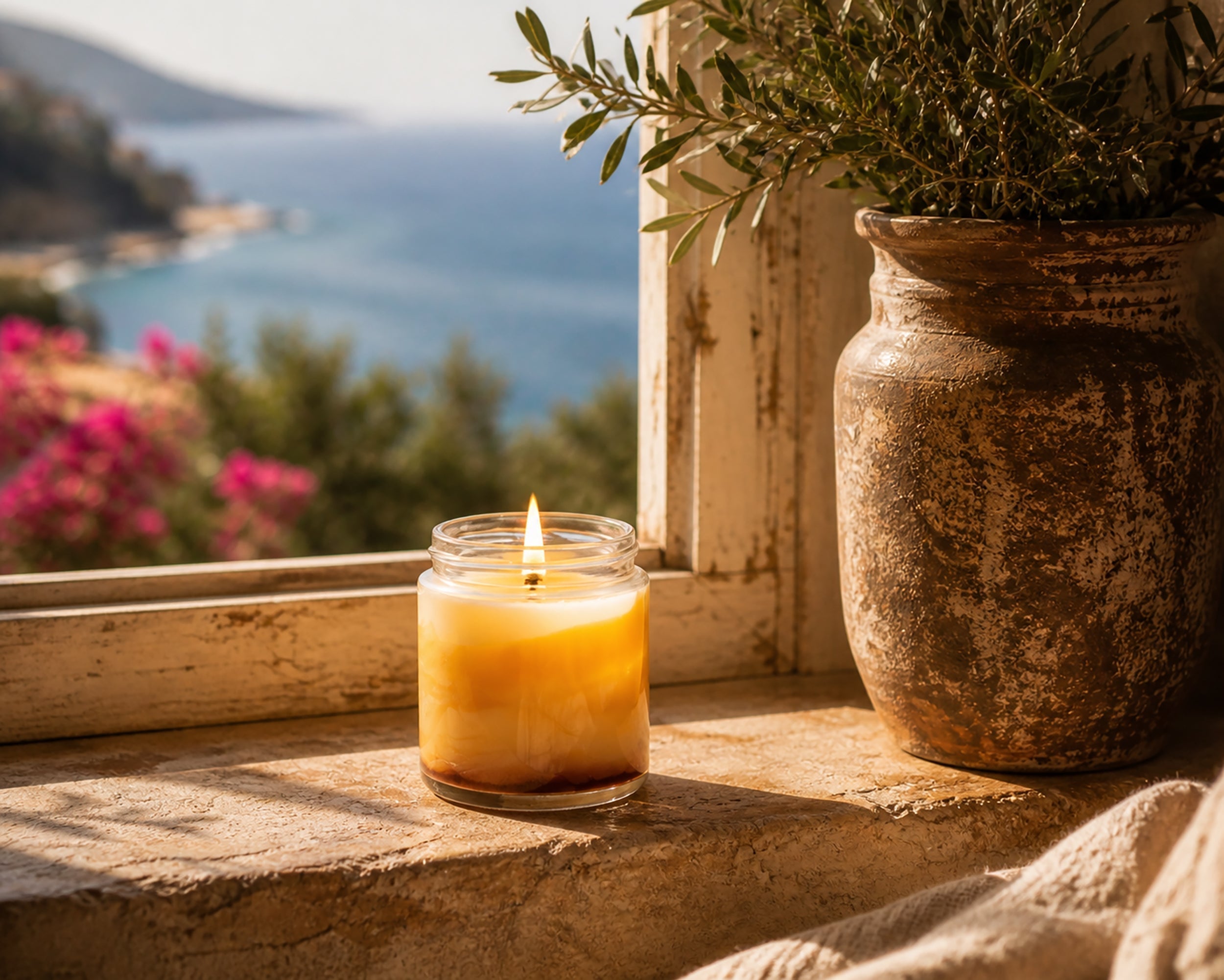 Mediterranean Grove Aromatherapy Soy Candle