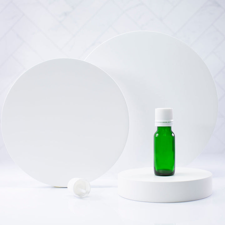 0.5 oz Green Glass Bottle with 18-400 Neck