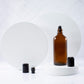 100 ml Amber Essential Oil Bottle with 18mm Roll On Insert