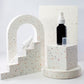1 oz Black Glass Bottle with 20-400 White Treatment Pump