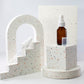 25 ml Amber Glass Bottle with 20-400 White Treatment Pump