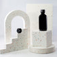 2 oz Black Glass Bottle with 20-400 Black Phenolic Cap