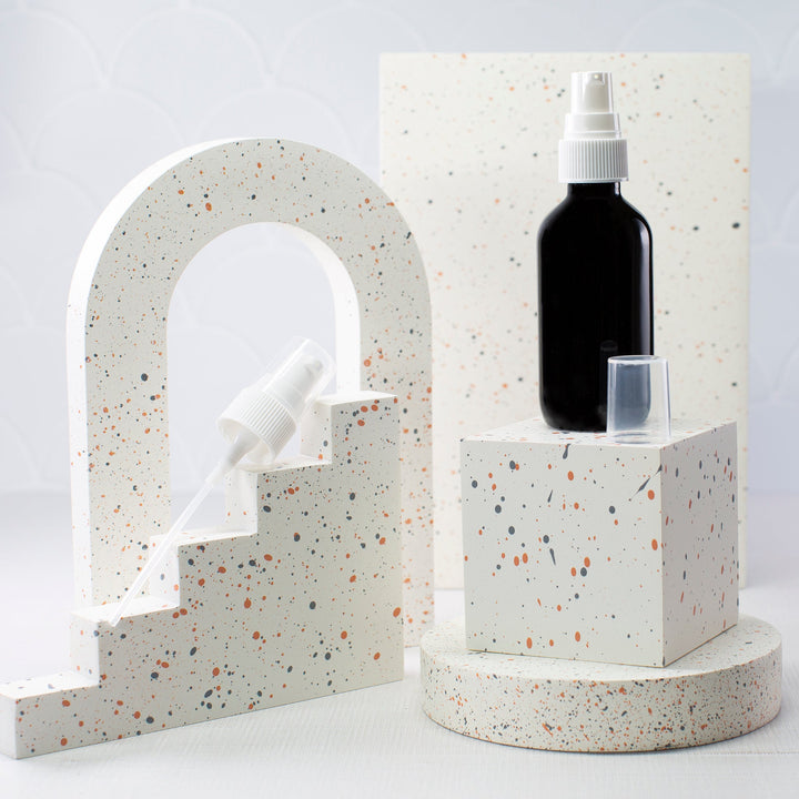 2 oz Black Glass Bottle with 20-400 Neck