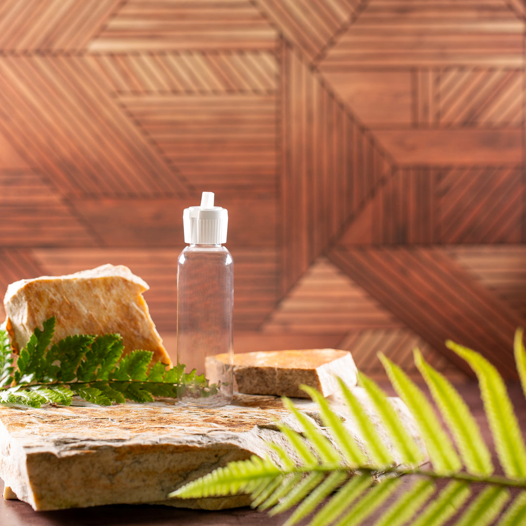 2 oz Clear PET Bullet Bottle with 20-410 Neck