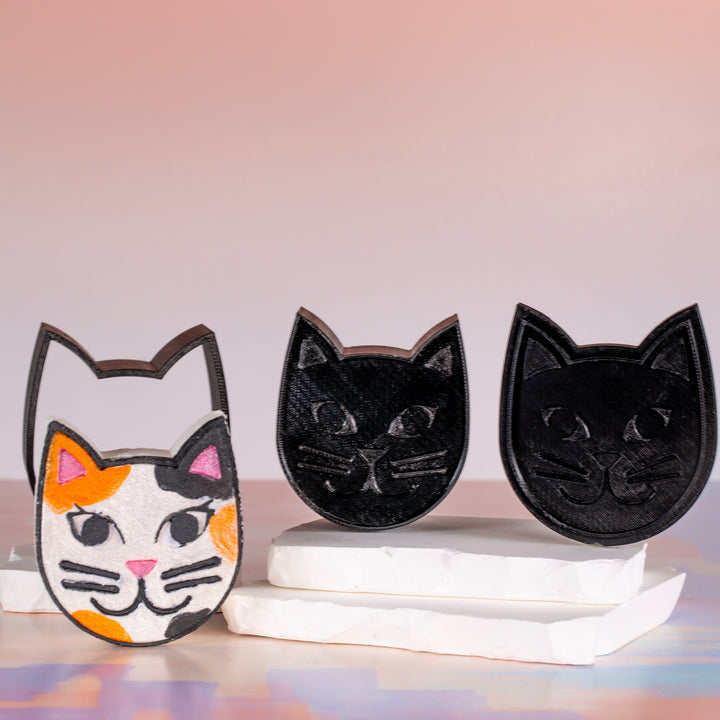 Calico Cat - 3D Printed Bath Bomb Mold